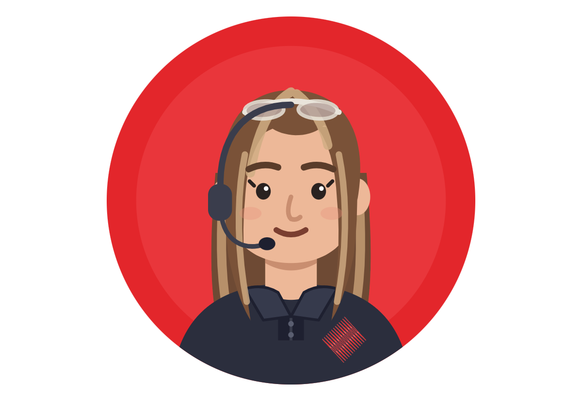 Team avatar – Becky, Office Administrator Illustrated avatar of Becky, Office Administrator