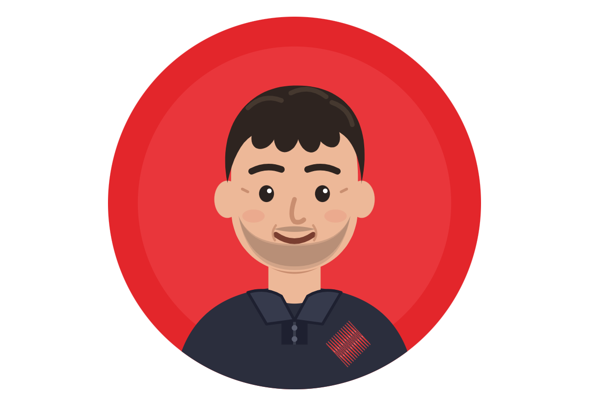 Team avatar – Will Marsh, Qualified Electrician Illustrated avatar of Will Marsh, Qualified Electrician